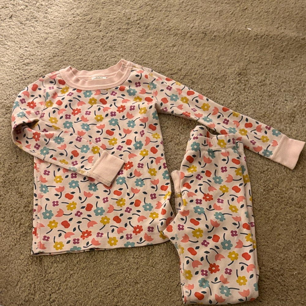 Hanna Andersson Multicolor Floral Kids Pajama Set
